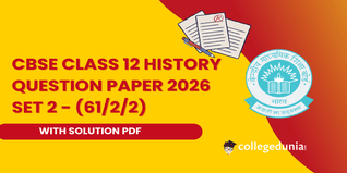 CBSE Class 12 History Set 2 - (61/2/2) Question Paper 2026 with Solution PDF